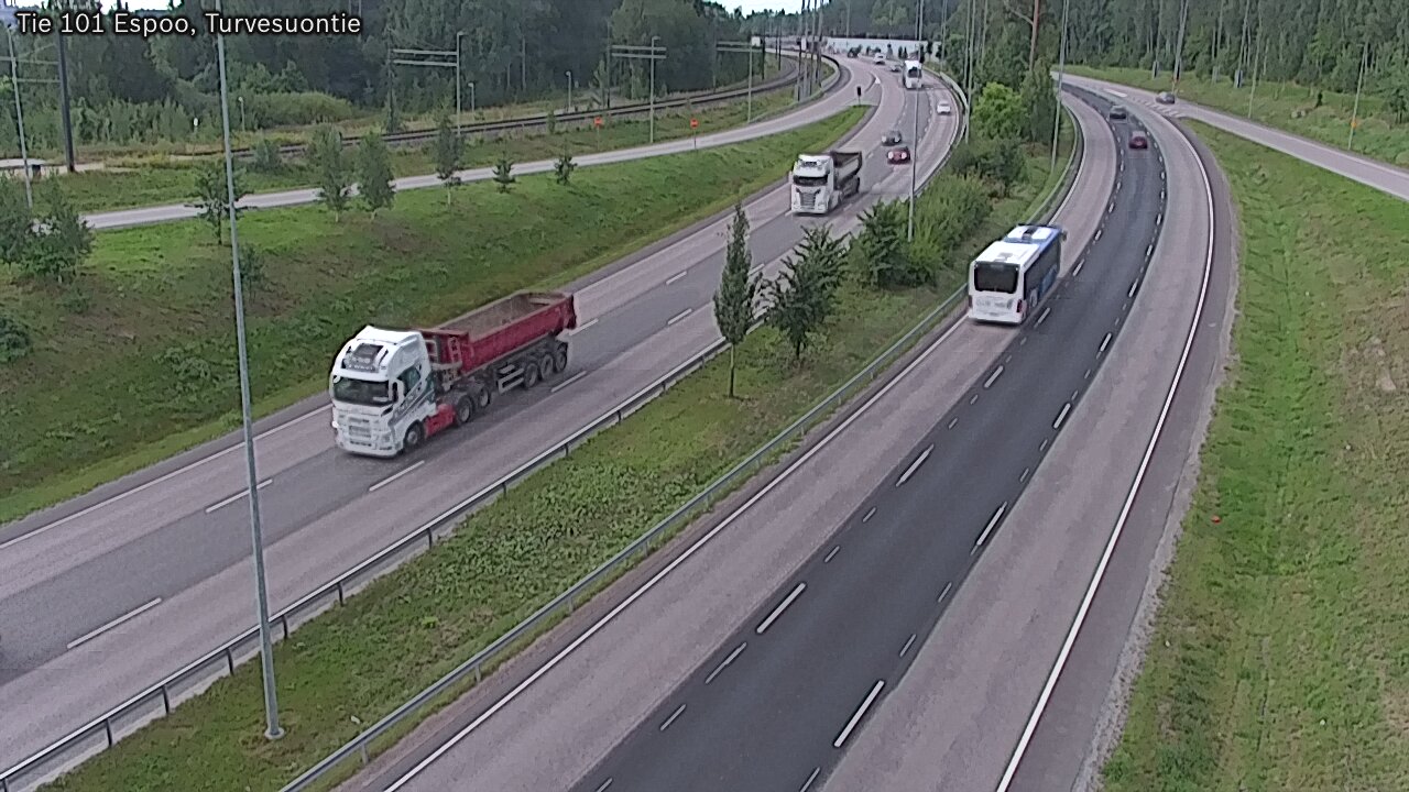 Weather Camera Image Road 101 Espoo Turvesuontie, Espoo, Uusimaa