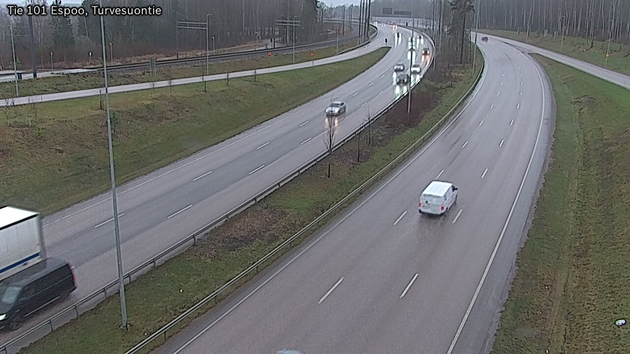 Weather Camera Image Väg 101 Esbo Torvmossvägen, Espoo, Uusimaa