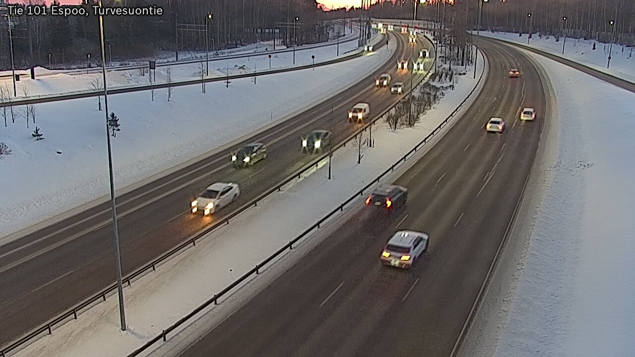 Weather Camera Image Väg 101 Esbo Torvmossvägen, Espoo, Uusimaa