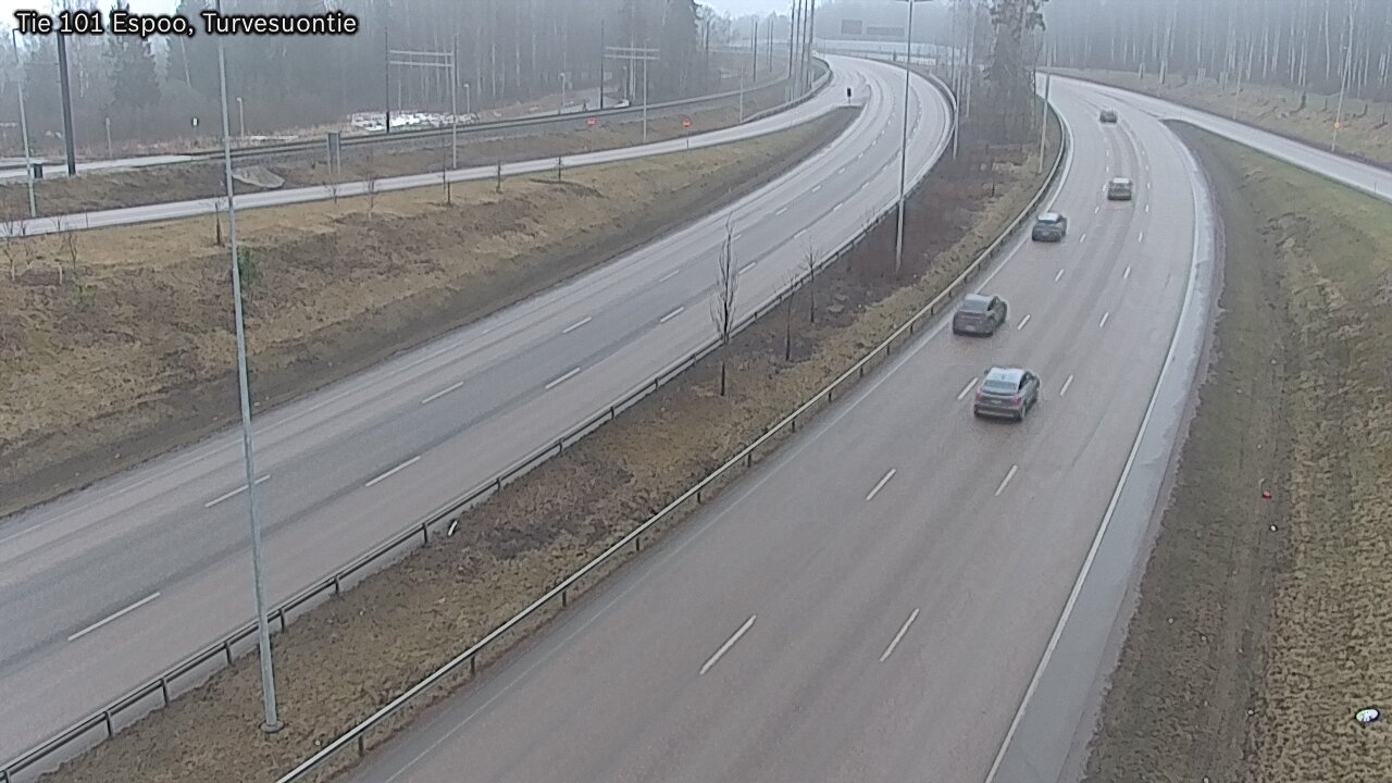 Weather Camera Image Road 101 Espoo Turvesuontie, Espoo, Uusimaa