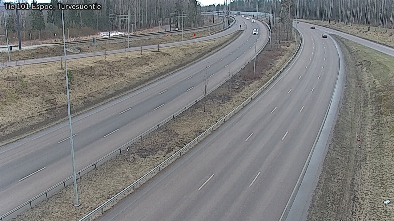 Weather Camera Image Väg 101 Esbo Torvmossvägen, Espoo, Uusimaa