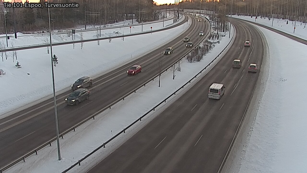 Weather Camera Image Väg 101 Esbo Torvmossvägen, Espoo, Uusimaa