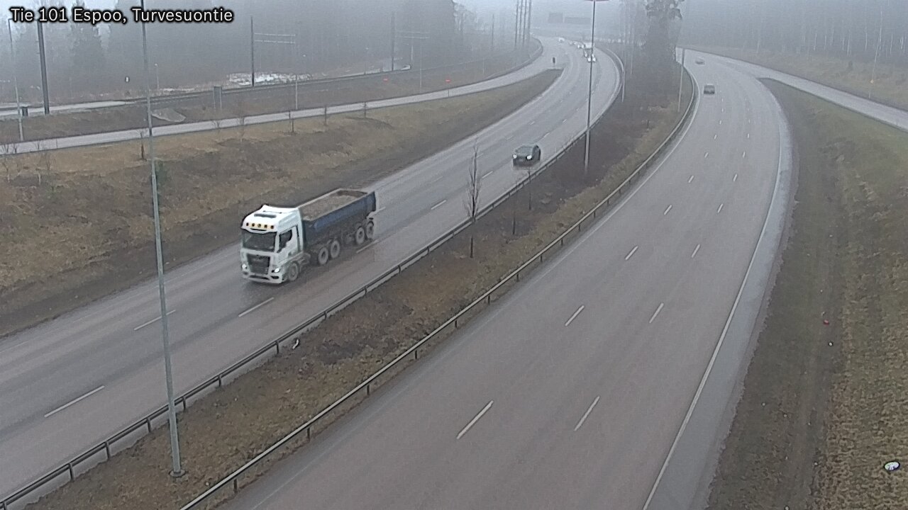 Weather Camera Image Road 101 Espoo Turvesuontie, Espoo, Uusimaa