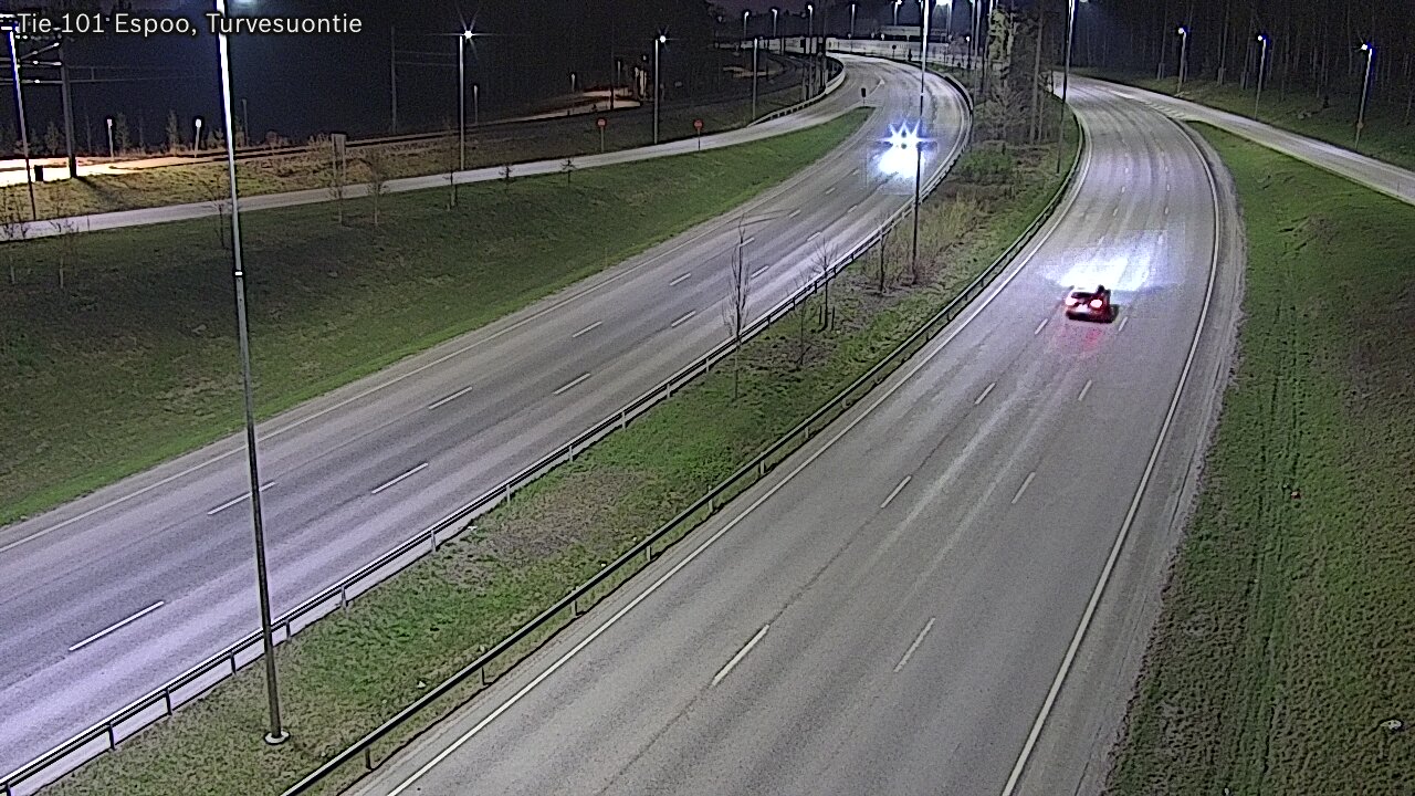 Weather Camera Image Road 101 Espoo Turvesuontie, Espoo, Uusimaa