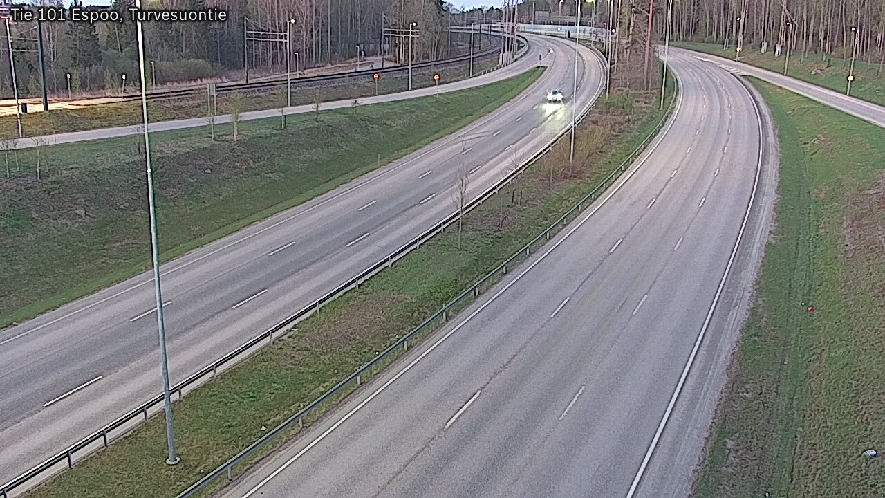 Weather Camera Image Väg 101 Esbo Torvmossvägen, Espoo, Uusimaa