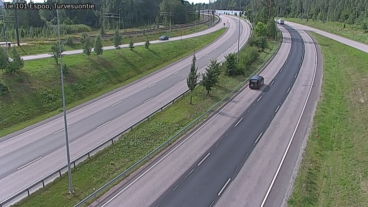 Weather Camera Image Road 101 Espoo Turvesuontie, Espoo, Uusimaa