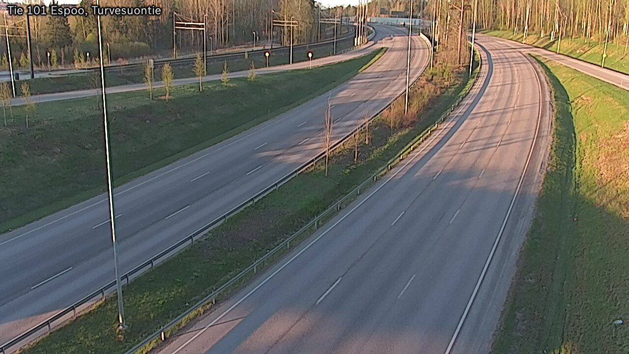 Weather Camera Image Road 101 Espoo Turvesuontie, Espoo, Uusimaa