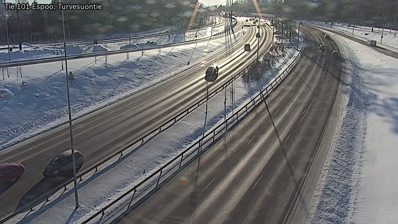 Weather Camera Image Väg 101 Esbo Torvmossvägen, Espoo, Uusimaa