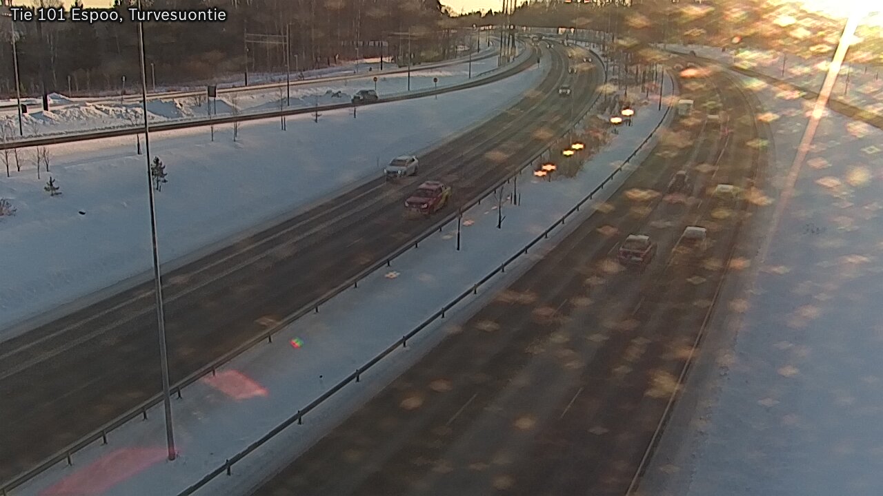 Weather Camera Image Väg 101 Esbo Torvmossvägen, Espoo, Uusimaa