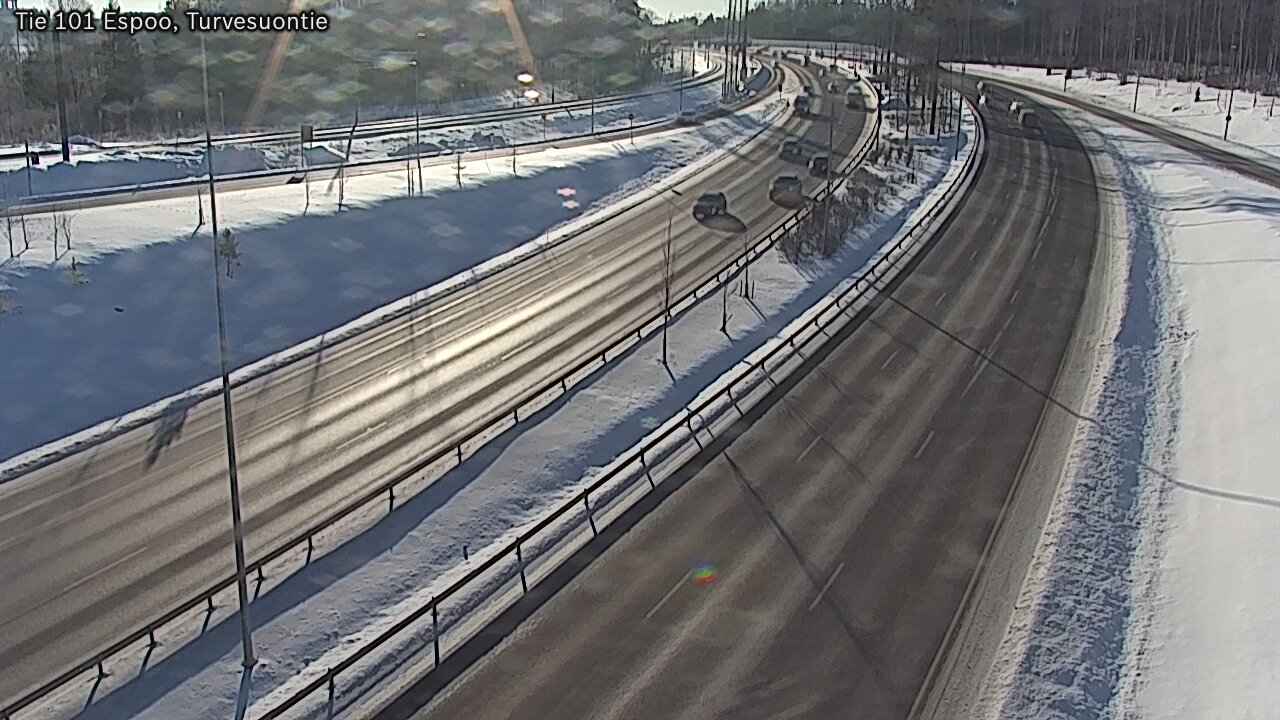Weather Camera Image Väg 101 Esbo Torvmossvägen, Espoo, Uusimaa