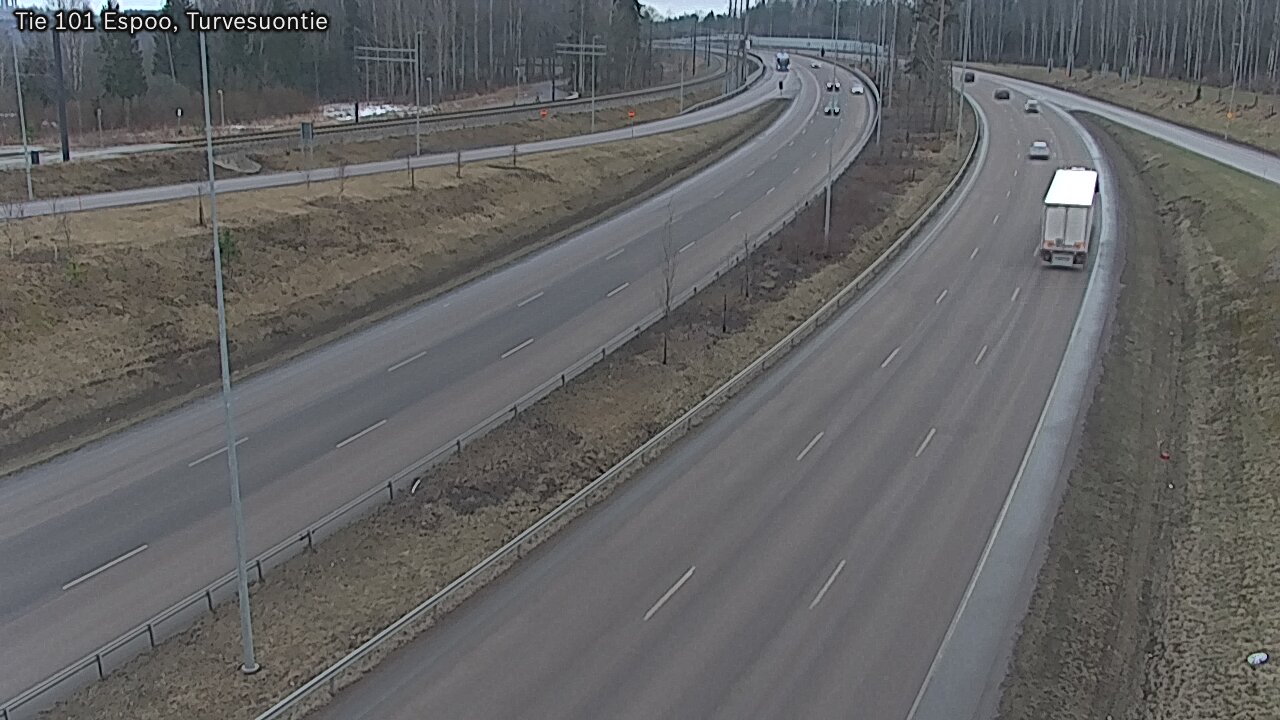 Weather Camera Image Road 101 Espoo Turvesuontie, Espoo, Uusimaa
