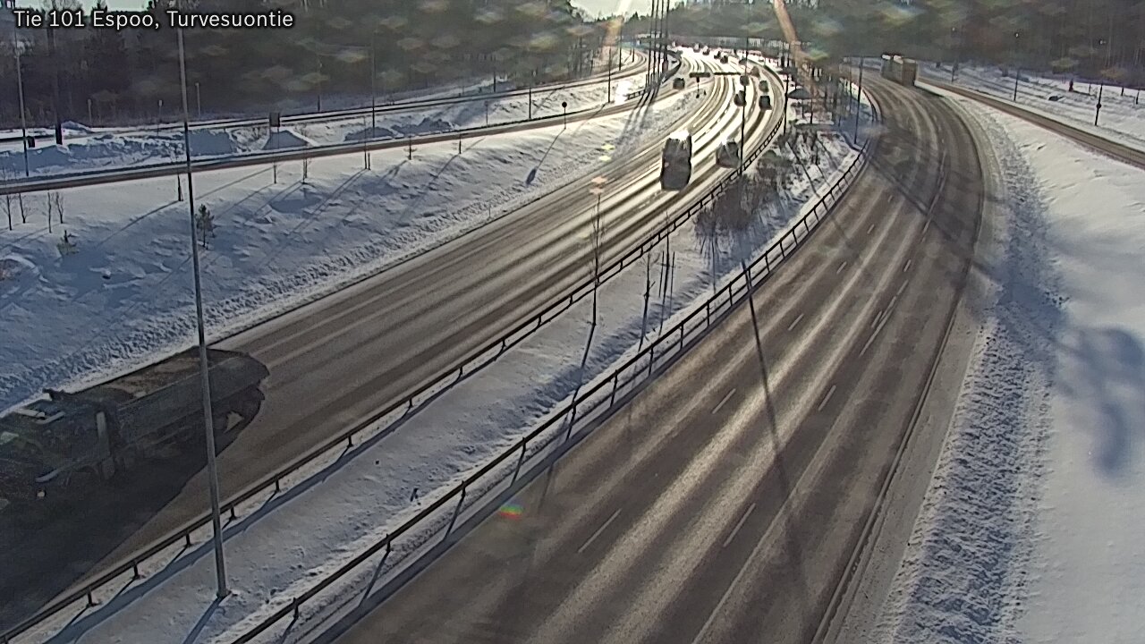 Weather Camera Image Väg 101 Esbo Torvmossvägen, Espoo, Uusimaa