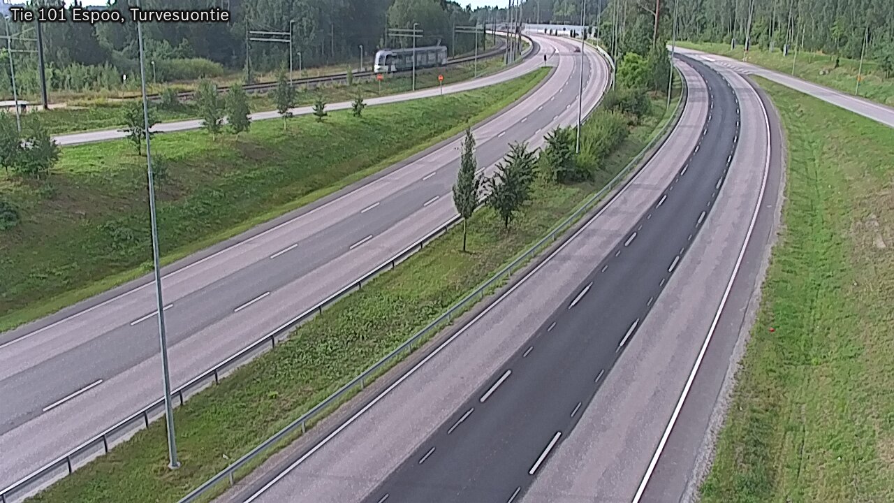 Weather Camera Image Road 101 Espoo Turvesuontie, Espoo, Uusimaa