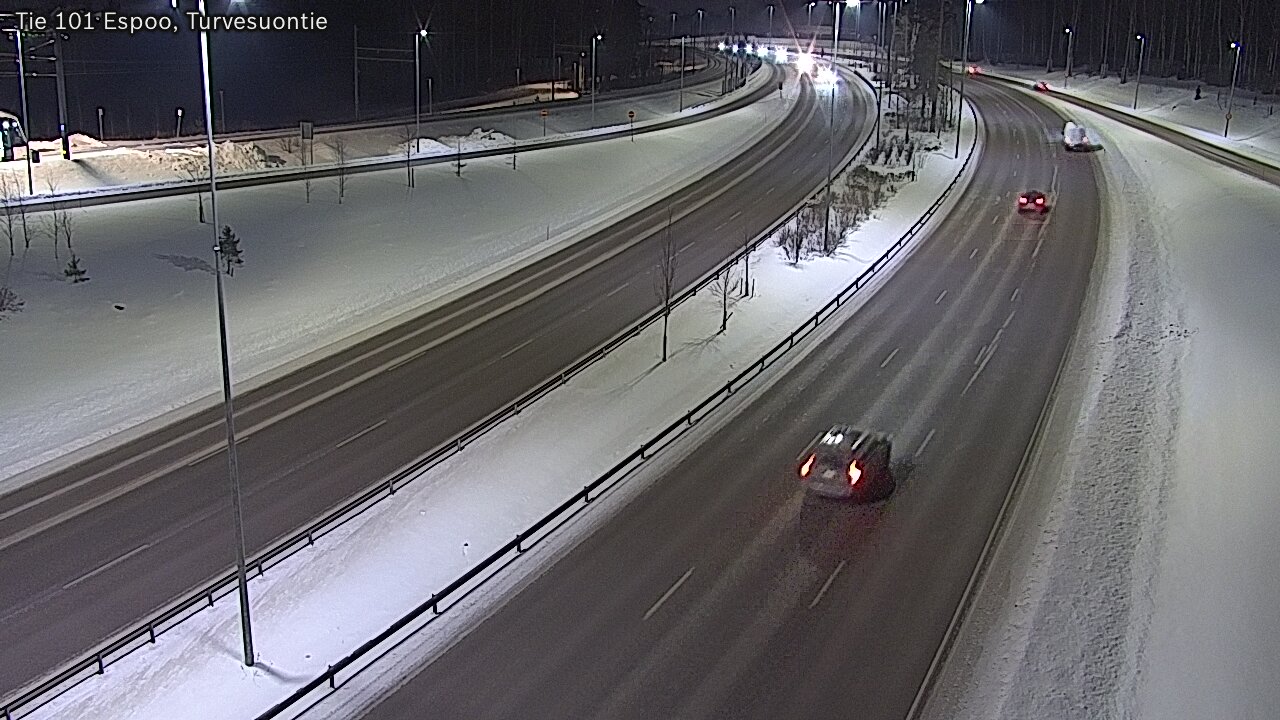 Weather Camera Image Väg 101 Esbo Torvmossvägen, Espoo, Uusimaa