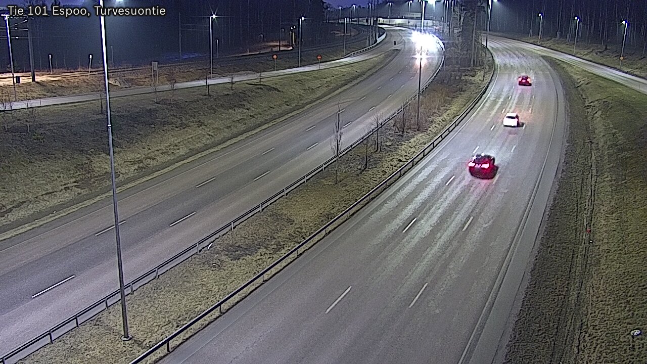 Weather Camera Image Väg 101 Esbo Torvmossvägen, Espoo, Uusimaa