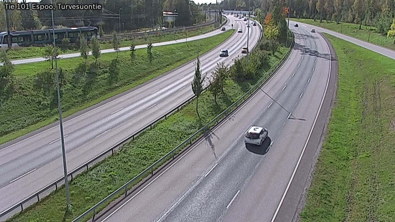 Weather Camera Image Road 101 Espoo Turvesuontie, Espoo, Uusimaa