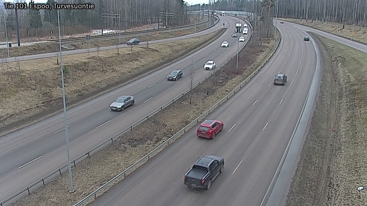 Weather Camera Image Väg 101 Esbo Torvmossvägen, Espoo, Uusimaa