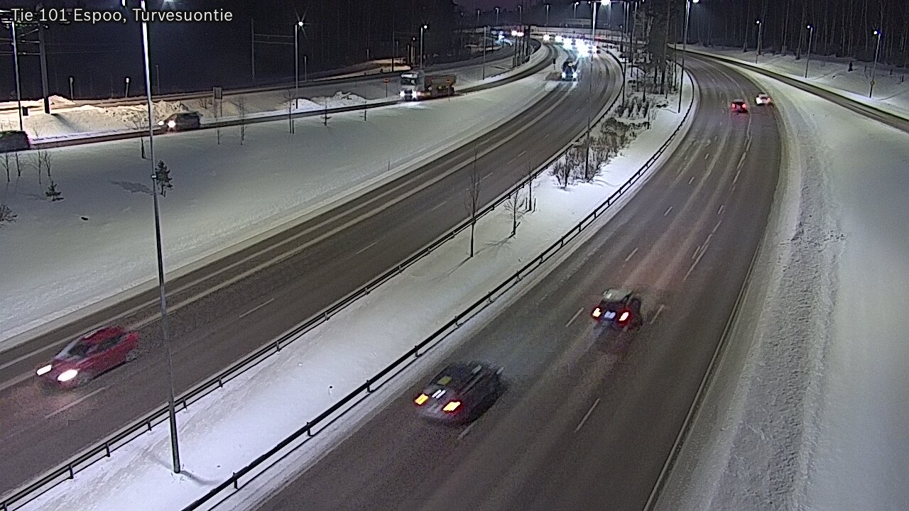 Weather Camera Image Väg 101 Esbo Torvmossvägen, Espoo, Uusimaa