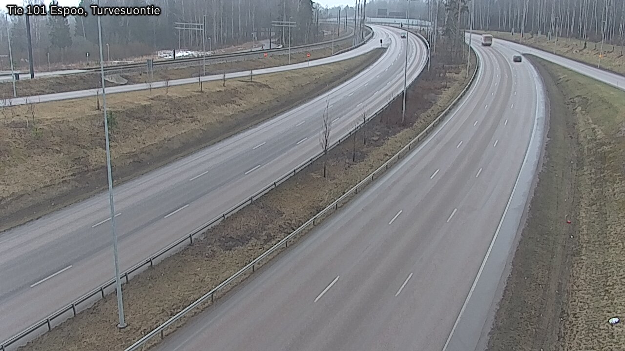Weather Camera Image Road 101 Espoo Turvesuontie, Espoo, Uusimaa