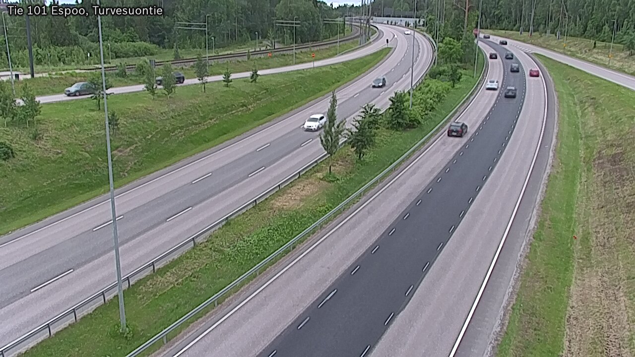 Weather Camera Image Road 101 Espoo Turvesuontie, Espoo, Uusimaa
