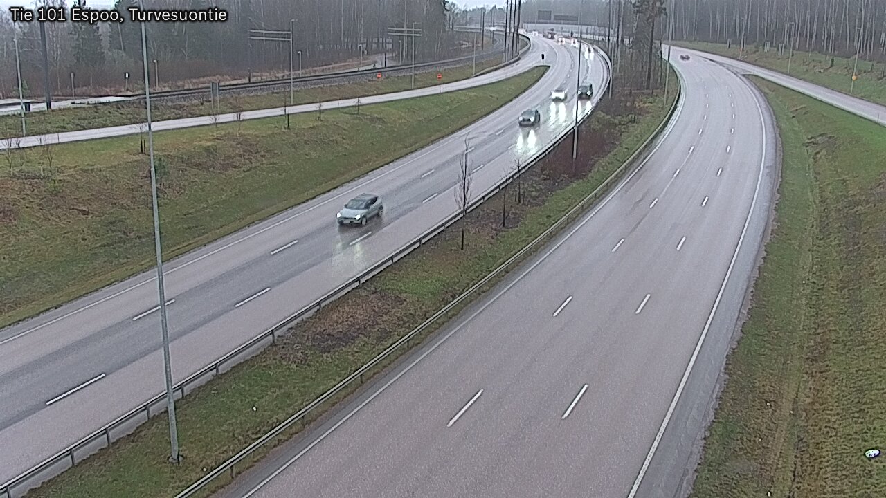 Weather Camera Image Väg 101 Esbo Torvmossvägen, Espoo, Uusimaa