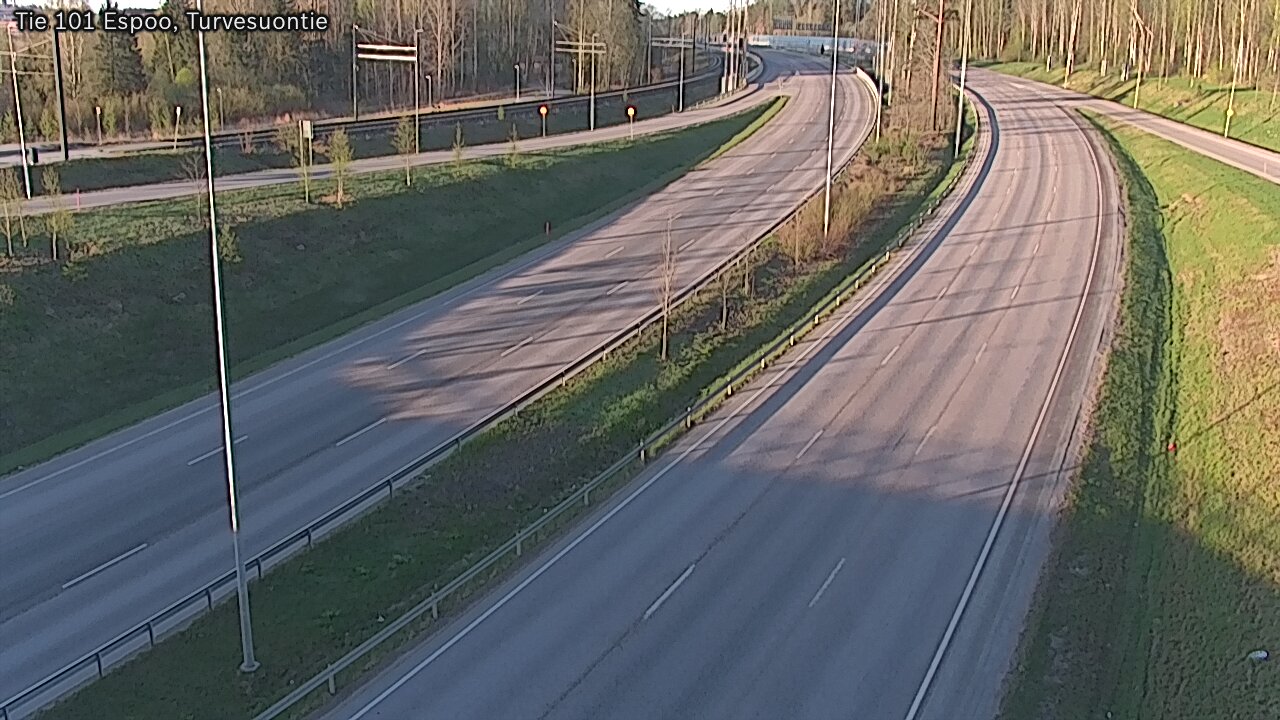 Weather Camera Image Road 101 Espoo Turvesuontie, Espoo, Uusimaa