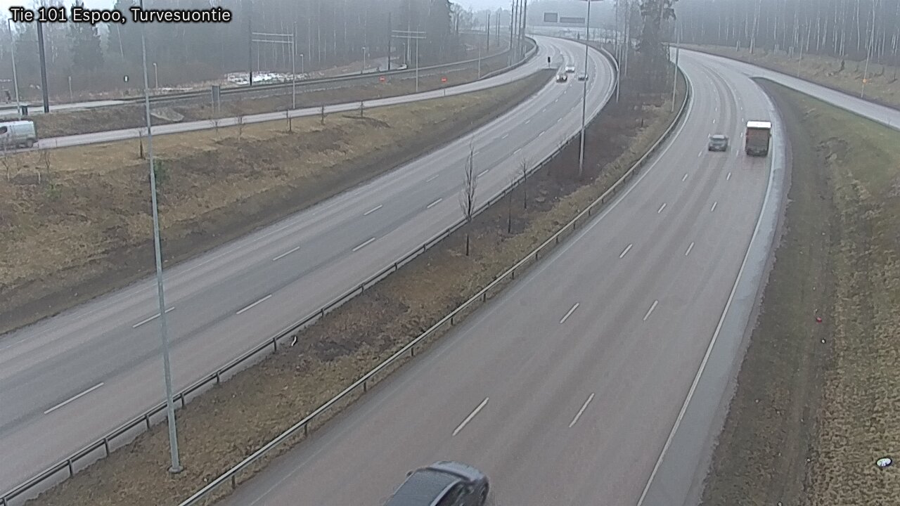 Weather Camera Image Road 101 Espoo Turvesuontie, Espoo, Uusimaa