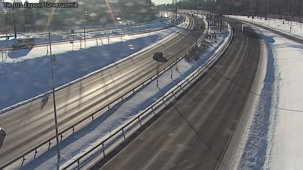 Weather Camera Image Väg 101 Esbo Torvmossvägen, Espoo, Uusimaa