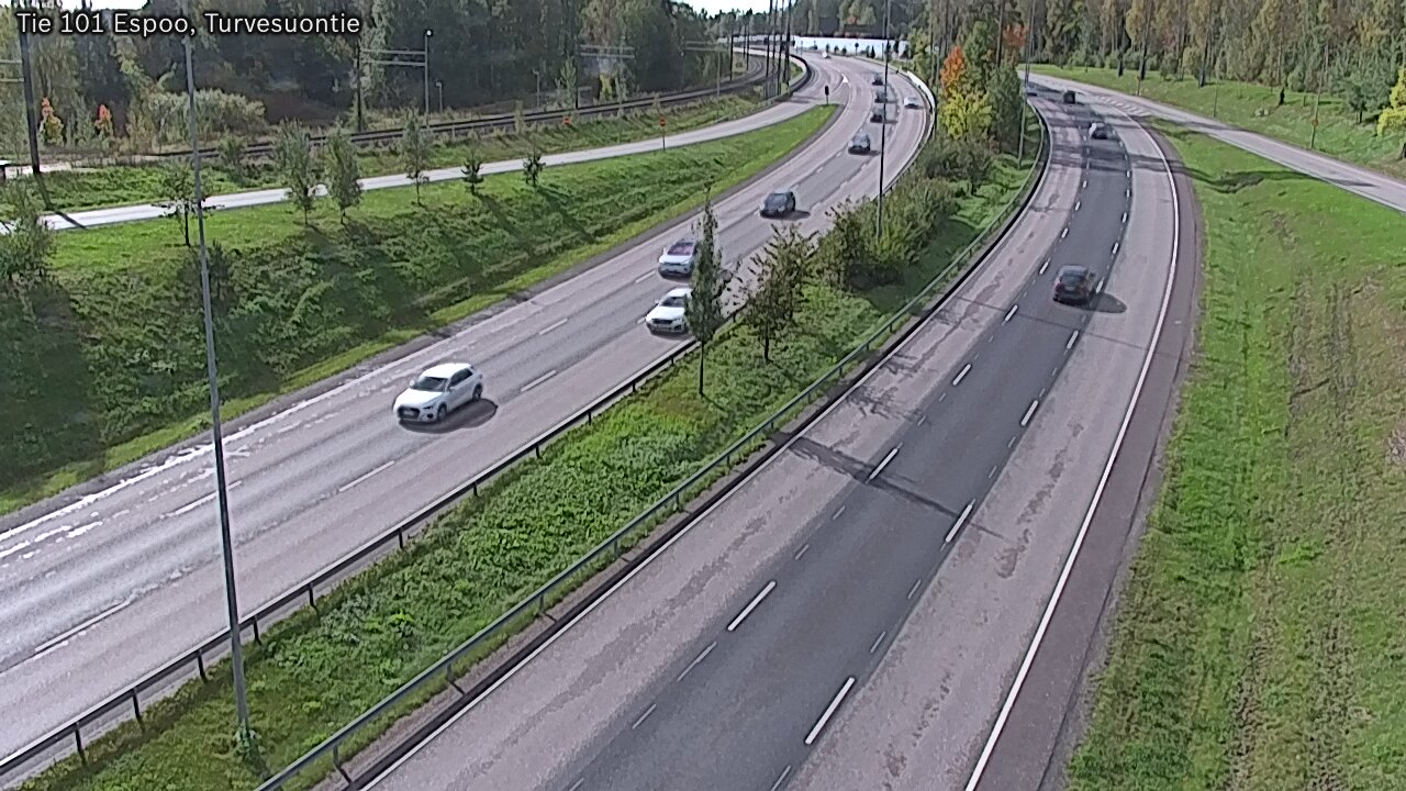 Weather Camera Image Road 101 Espoo Turvesuontie, Espoo, Uusimaa