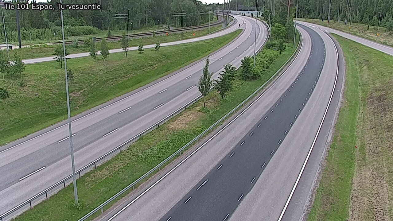 Weather Camera Image Väg 101 Esbo Torvmossvägen, Espoo, Uusimaa