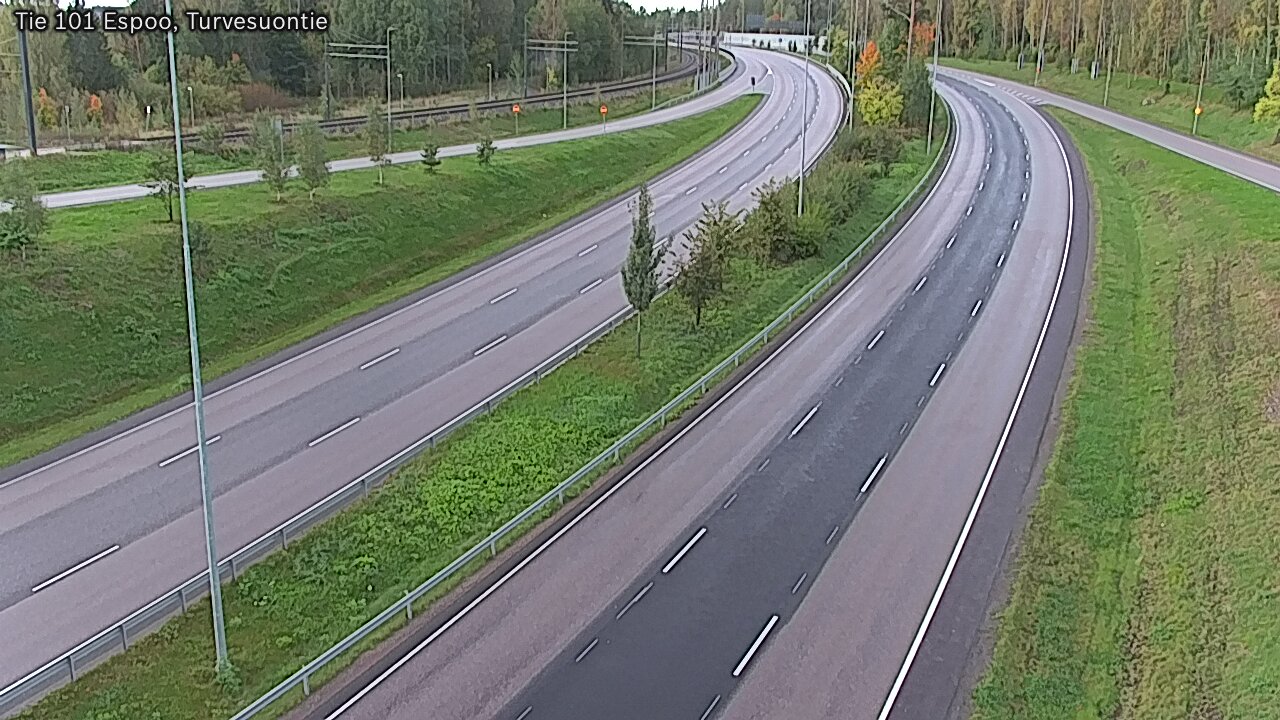 Weather Camera Image Road 101 Espoo Turvesuontie, Espoo, Uusimaa