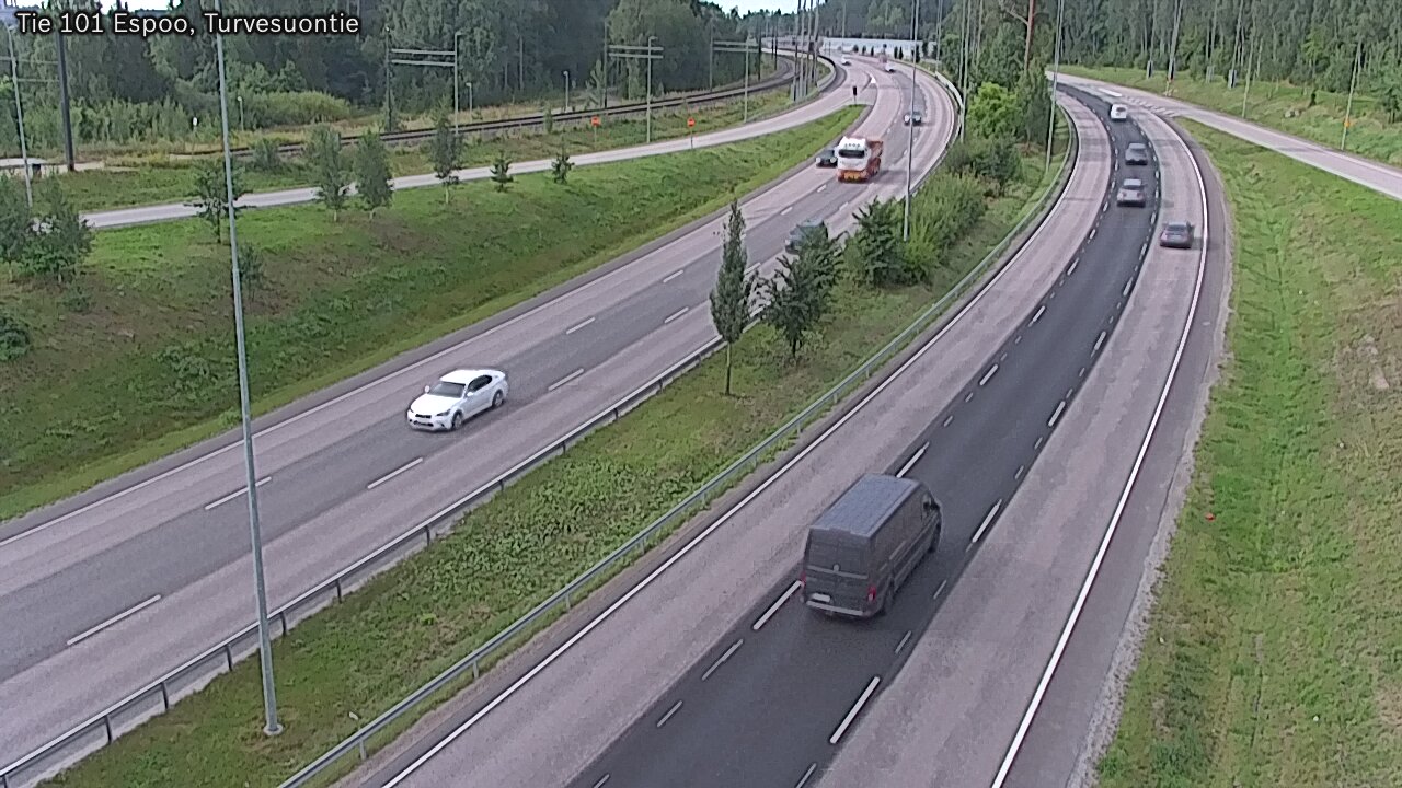 Weather Camera Image Road 101 Espoo Turvesuontie, Espoo, Uusimaa