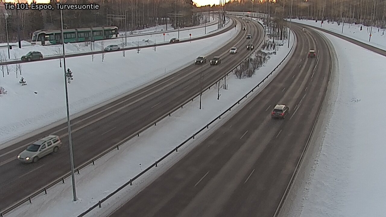 Weather Camera Image Väg 101 Esbo Torvmossvägen, Espoo, Uusimaa