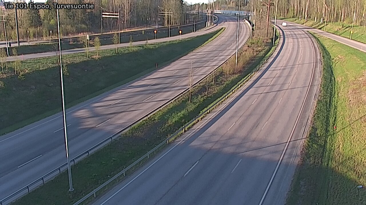 Weather Camera Image Road 101 Espoo Turvesuontie, Espoo, Uusimaa