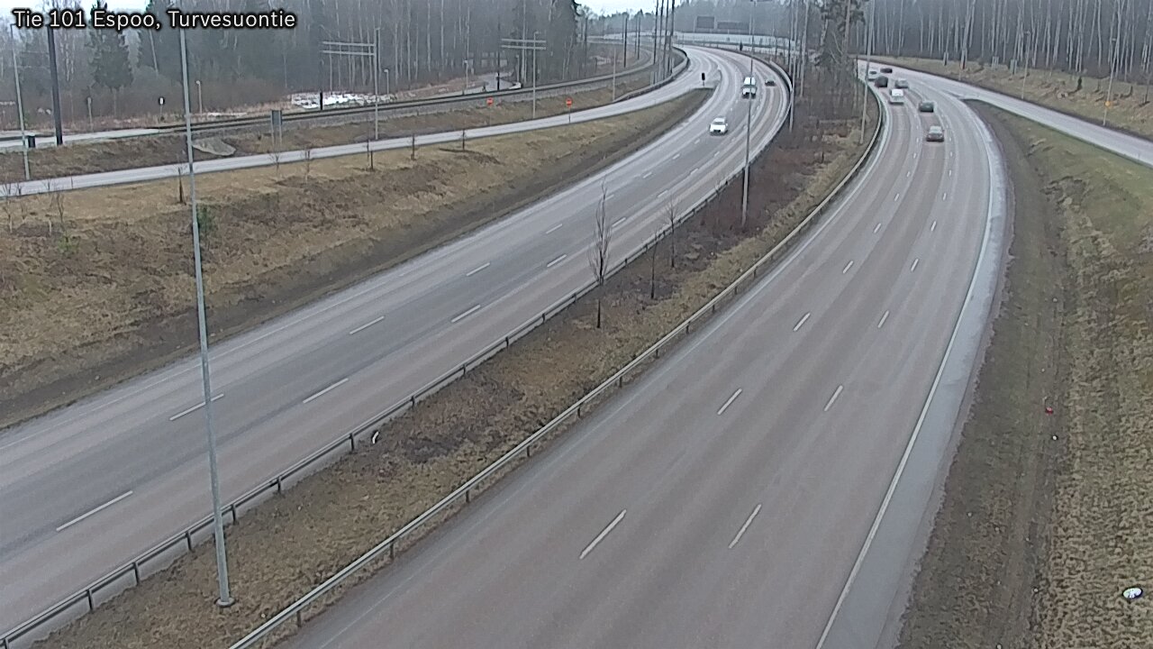 Weather Camera Image Road 101 Espoo Turvesuontie, Espoo, Uusimaa