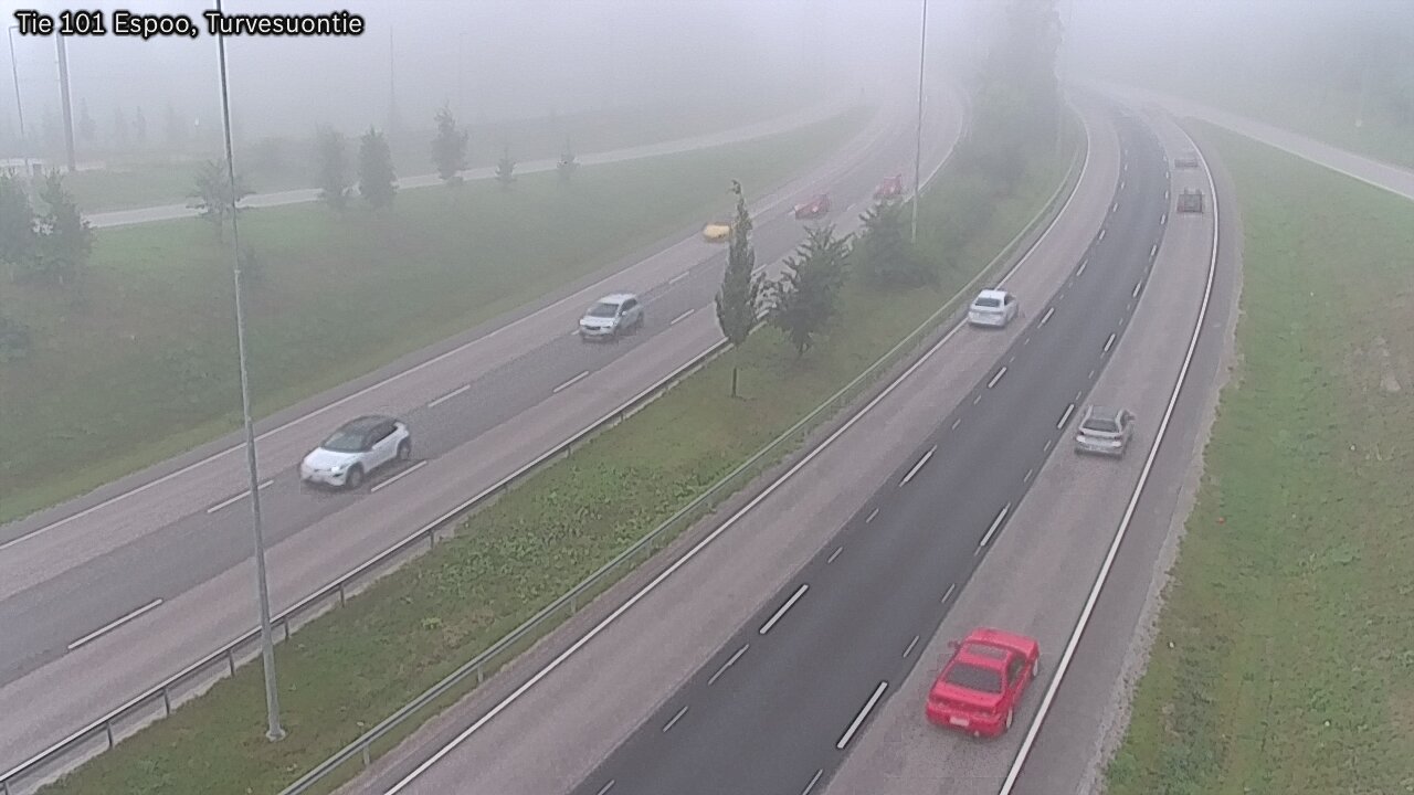 Weather Camera Image Väg 101 Esbo Torvmossvägen, Espoo, Uusimaa