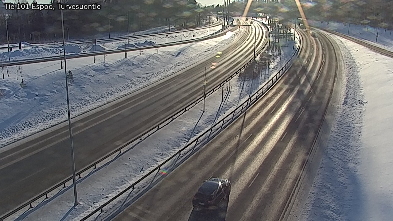 Weather Camera Image Väg 101 Esbo Torvmossvägen, Espoo, Uusimaa