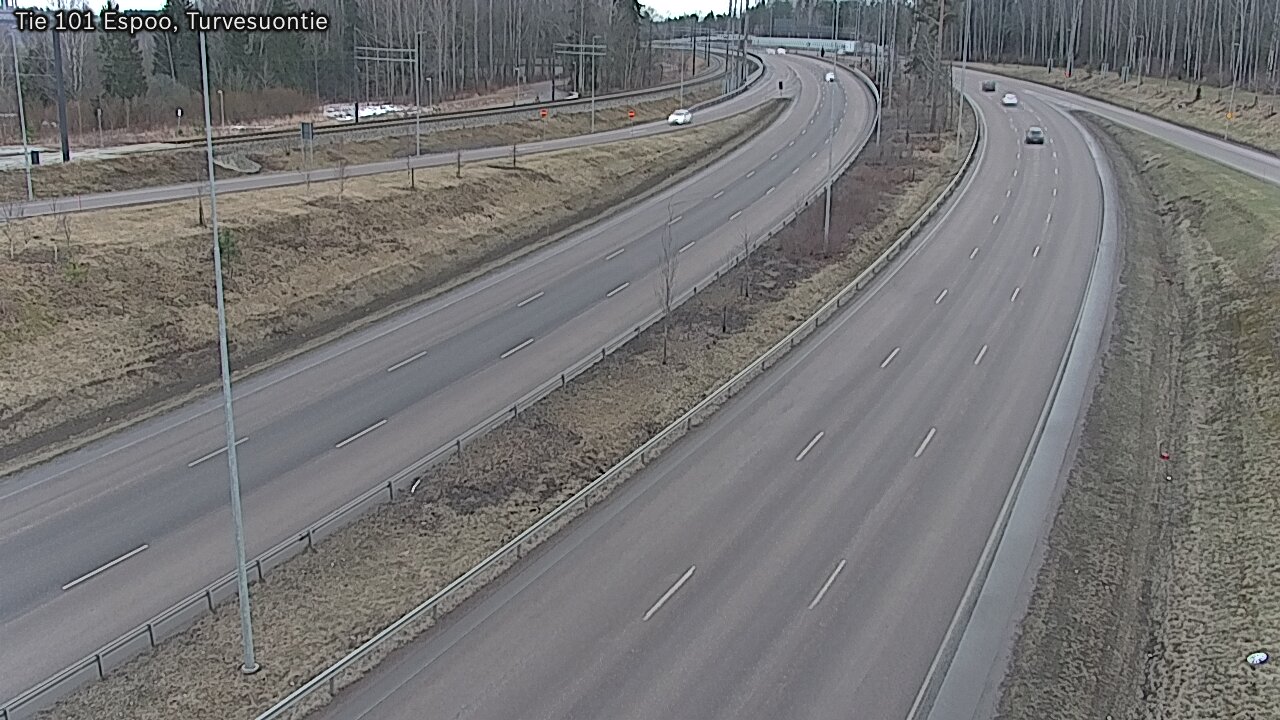 Weather Camera Image Väg 101 Esbo Torvmossvägen, Espoo, Uusimaa