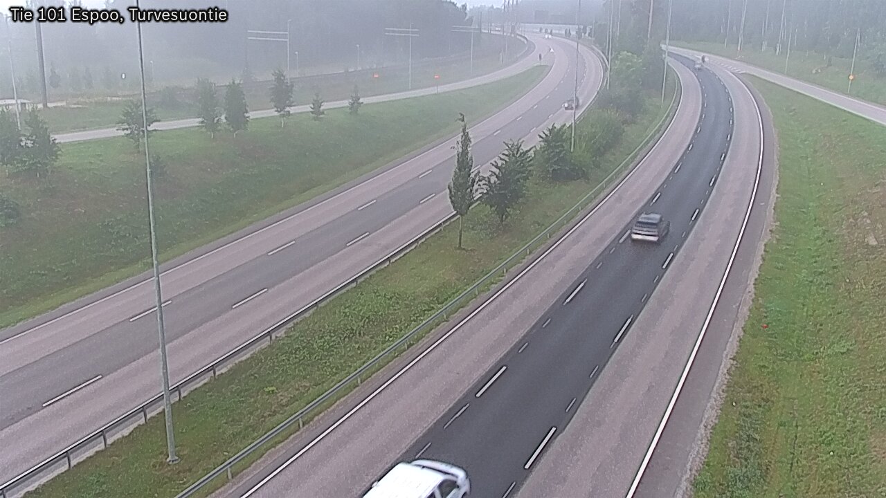 Weather Camera Image Väg 101 Esbo Torvmossvägen, Espoo, Uusimaa