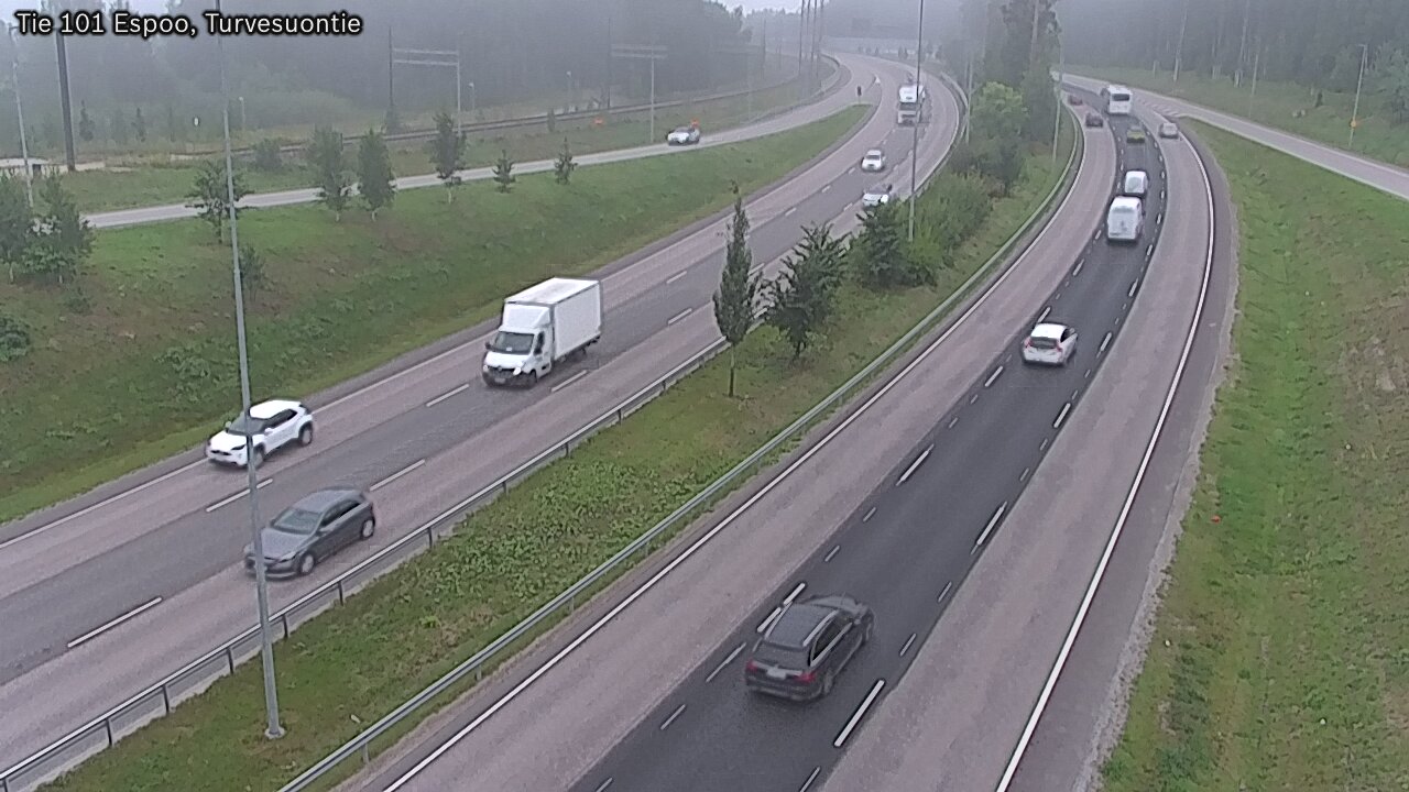Weather Camera Image Road 101 Espoo Turvesuontie, Espoo, Uusimaa