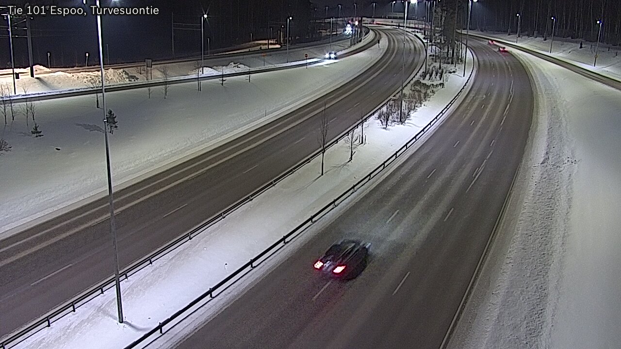 Weather Camera Image Väg 101 Esbo Torvmossvägen, Espoo, Uusimaa