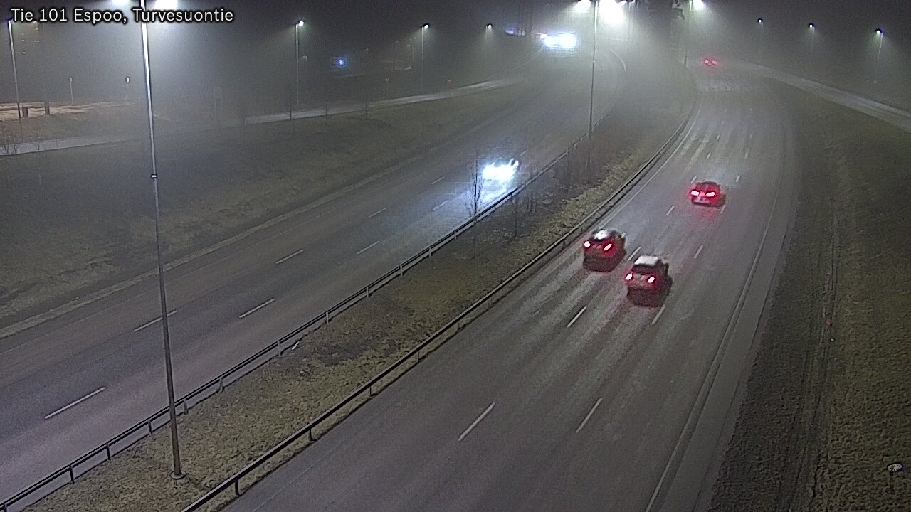 Weather Camera Image Väg 101 Esbo Torvmossvägen, Espoo, Uusimaa