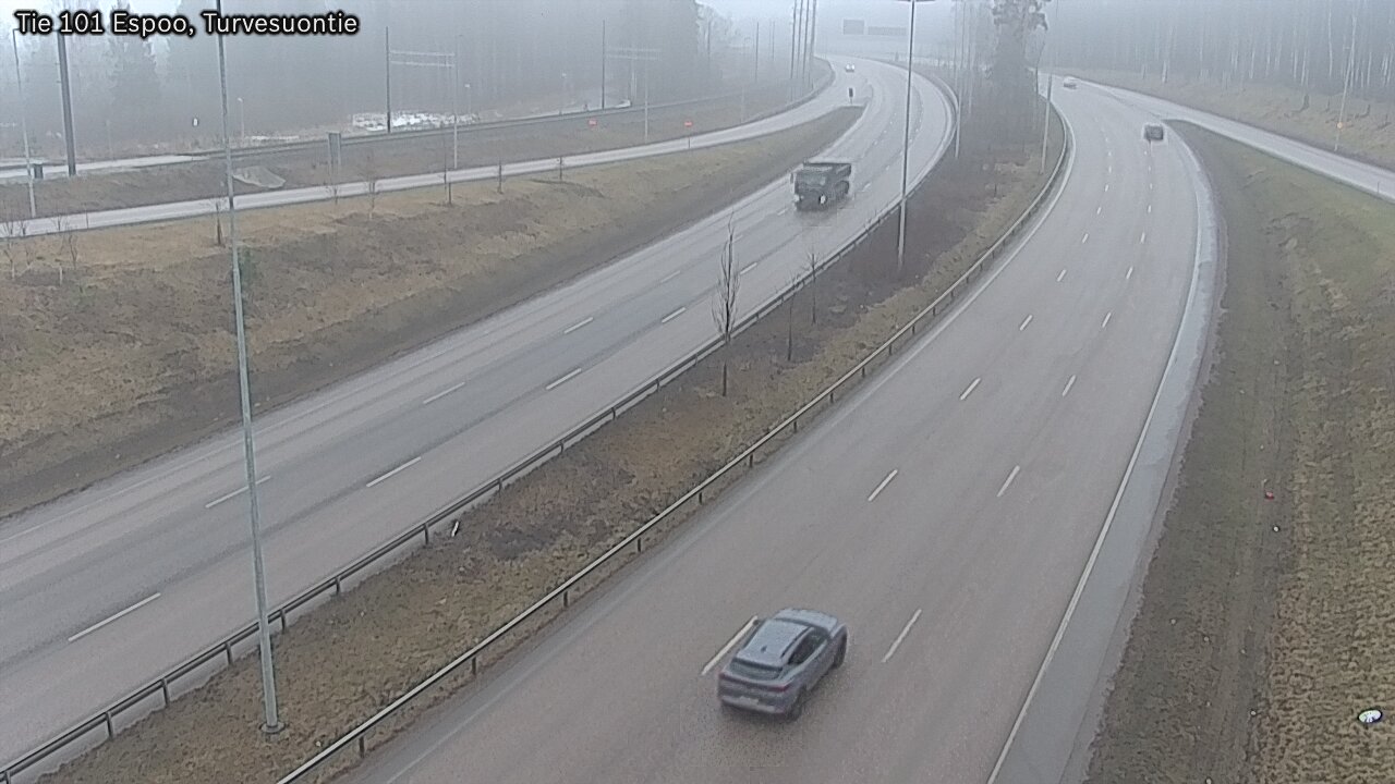 Weather Camera Image Road 101 Espoo Turvesuontie, Espoo, Uusimaa