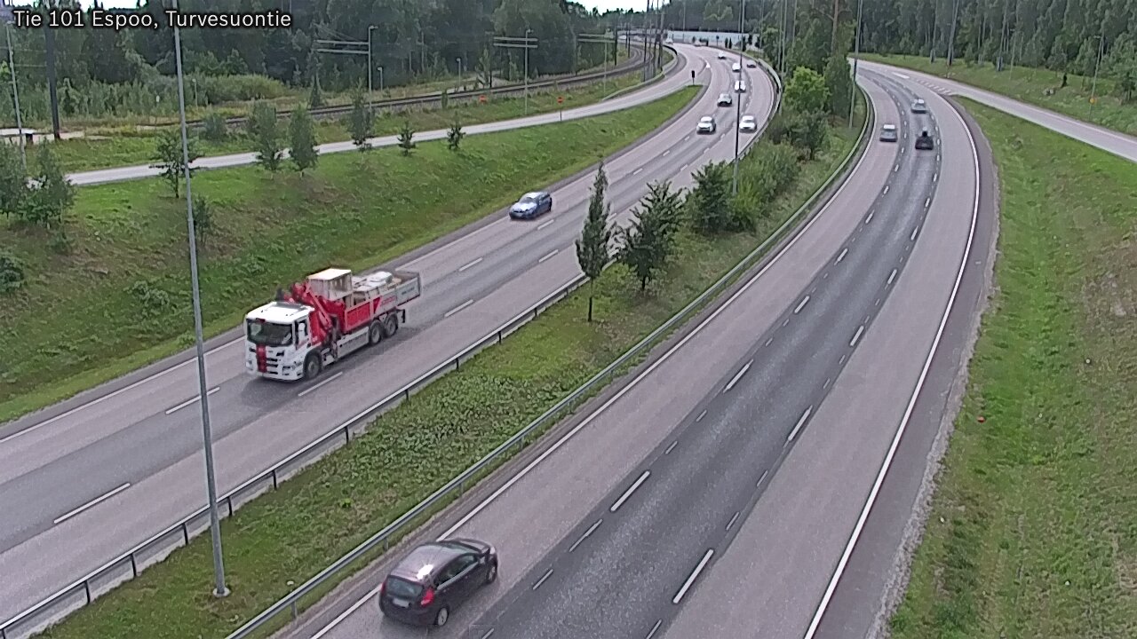 Weather Camera Image Road 101 Espoo Turvesuontie, Espoo, Uusimaa