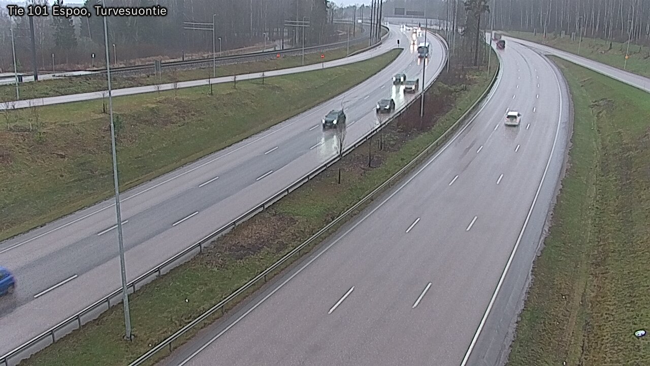 Weather Camera Image Väg 101 Esbo Torvmossvägen, Espoo, Uusimaa