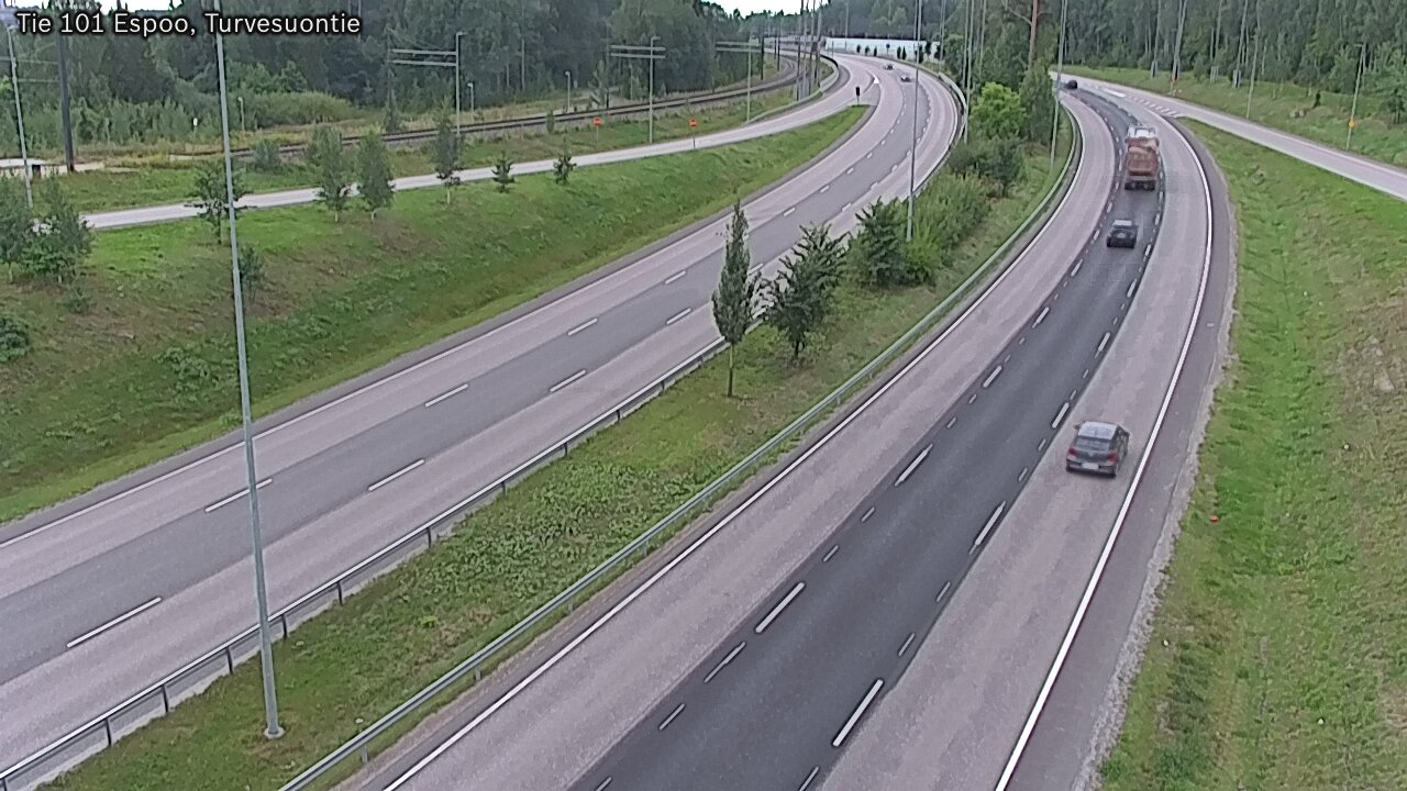 Weather Camera Image Road 101 Espoo Turvesuontie, Espoo, Uusimaa