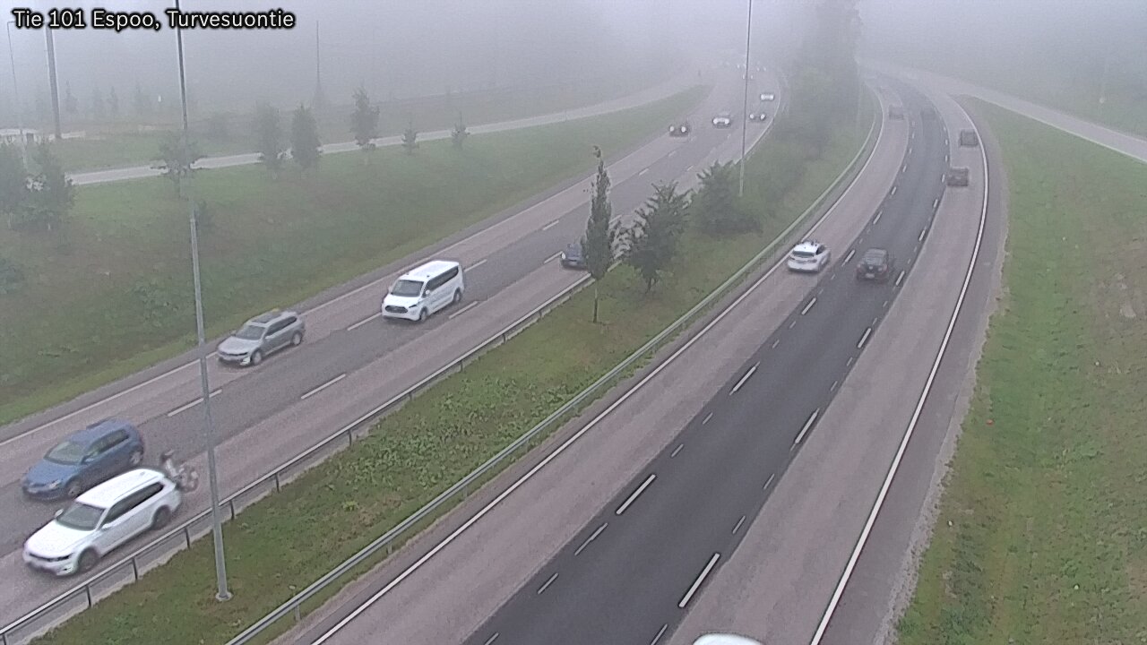 Weather Camera Image Road 101 Espoo Turvesuontie, Espoo, Uusimaa