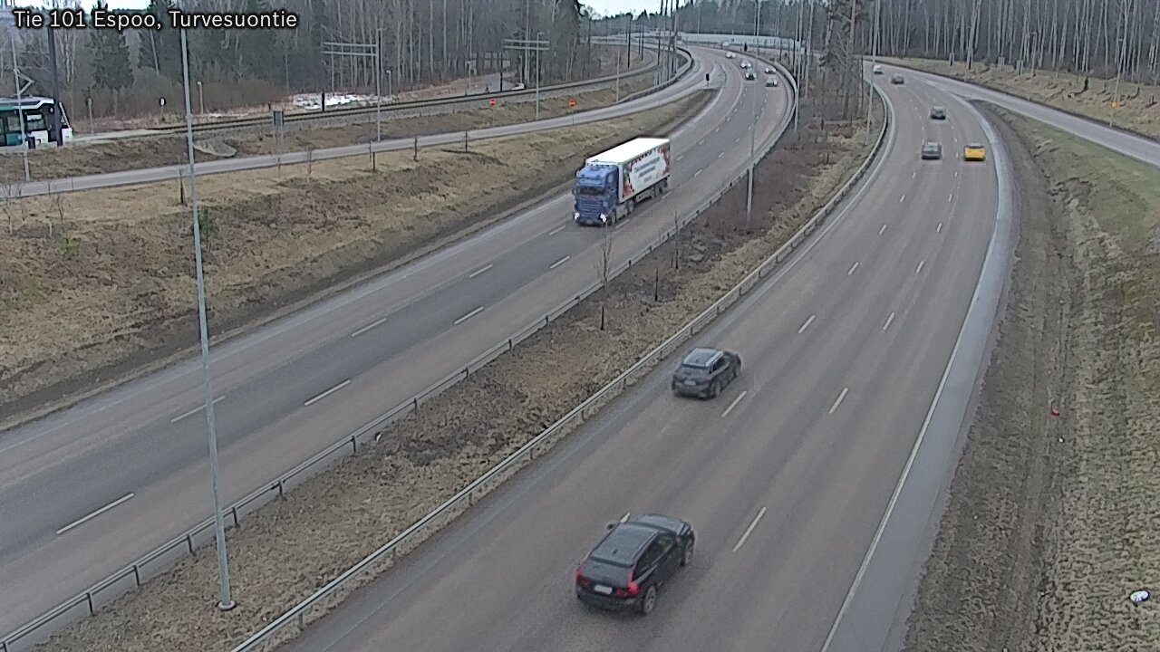 Weather Camera Image Road 101 Espoo Turvesuontie, Espoo, Uusimaa