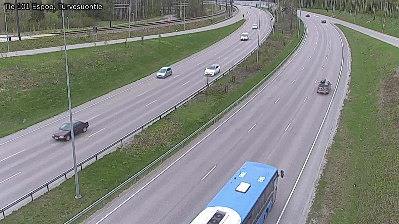 Weather Camera Image Road 101 Espoo Turvesuontie, Espoo, Uusimaa