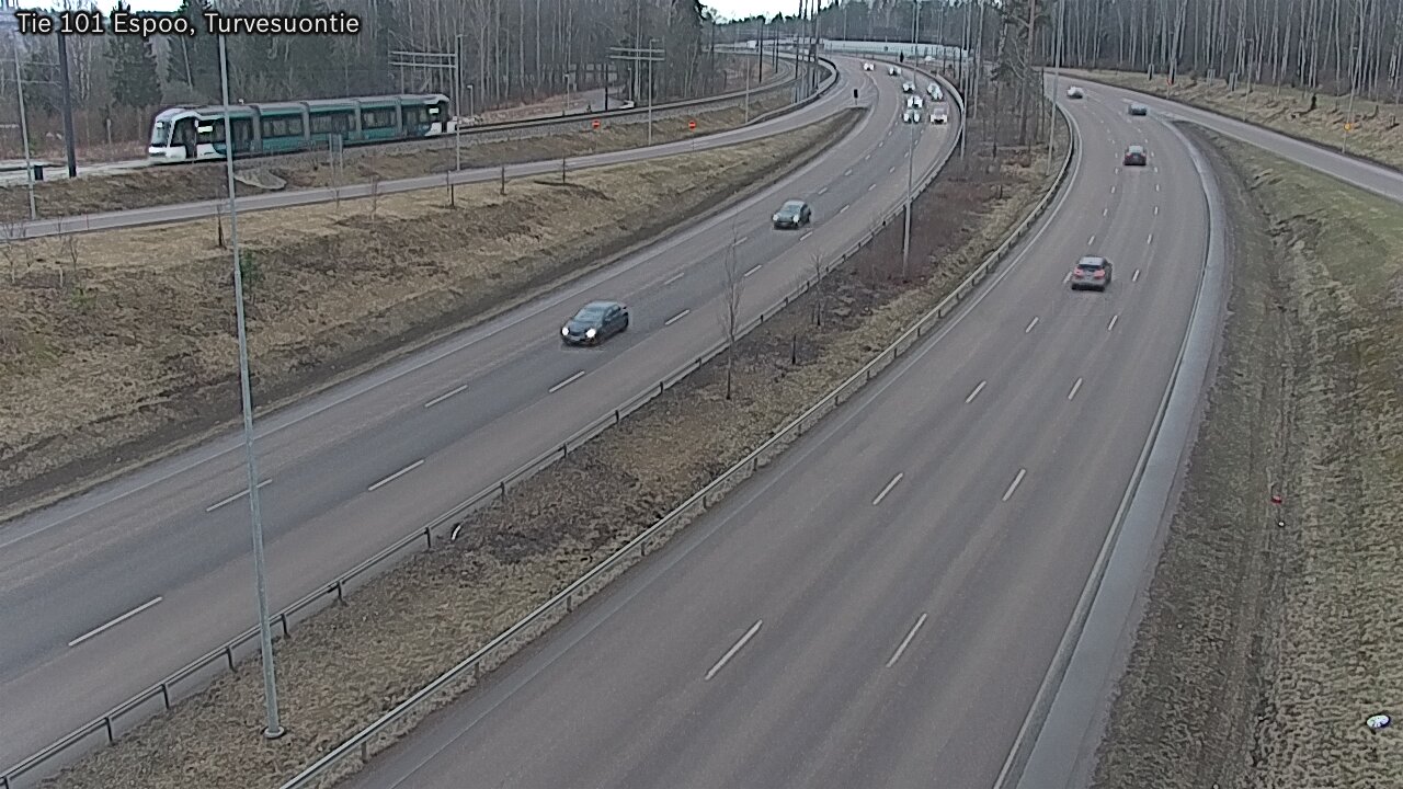 Weather Camera Image Väg 101 Esbo Torvmossvägen, Espoo, Uusimaa